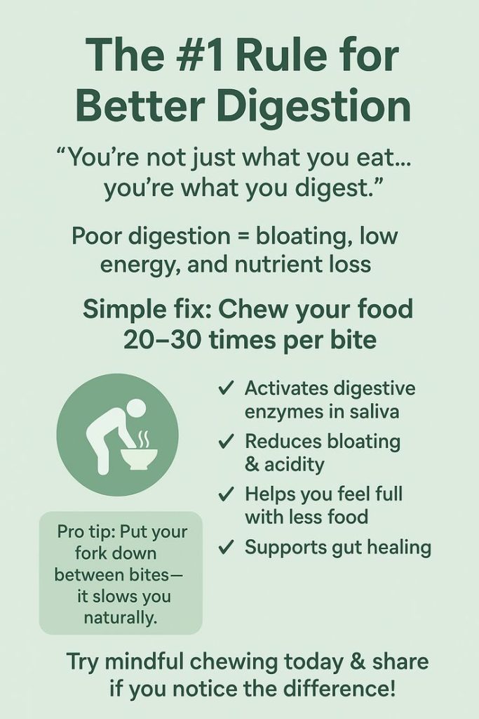 How Chewing Posture and Eating Speed Affect Gut Health (10 Habits)