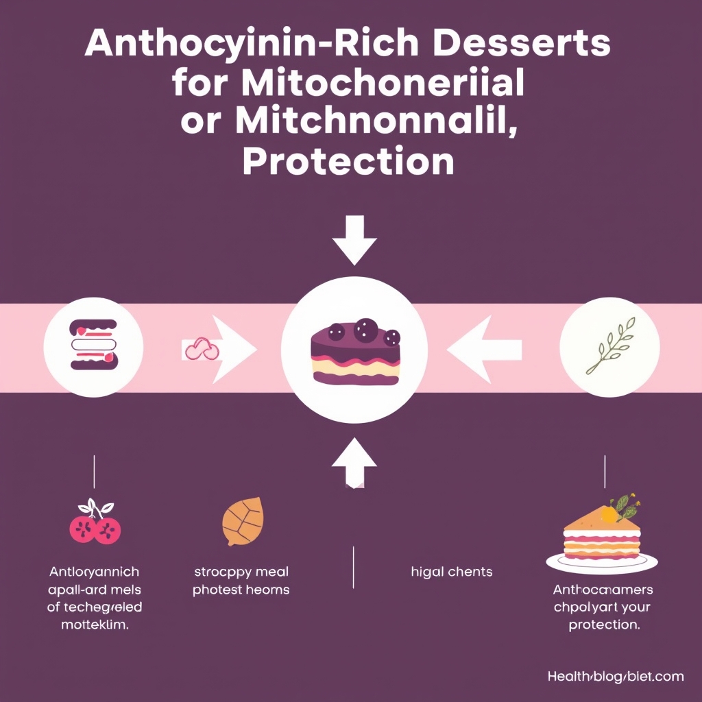 Anthocyanin-Rich Desserts for Mitochondrial Protection